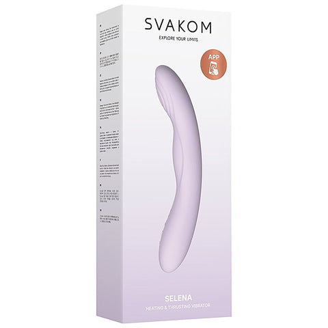 Selena App-Controlled Heating & Thrusting Vibrator by Svakom