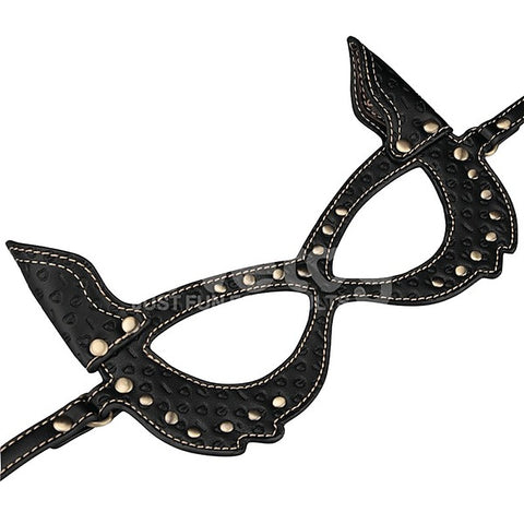 Adjustable PU Leather Bunny Mask by Lovetoy