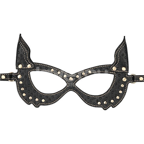Adjustable PU Leather Bunny Mask by Lovetoy