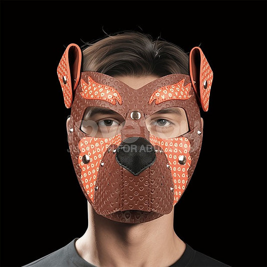 Fox Pup PU Leather Fetish Play Mask by Lovetoy