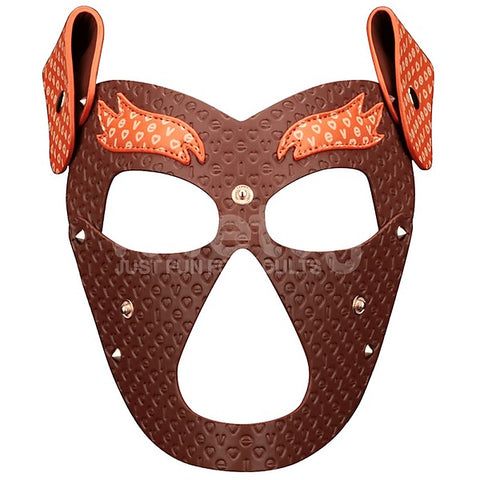 Fox Pup PU Leather Fetish Play Mask by Lovetoy