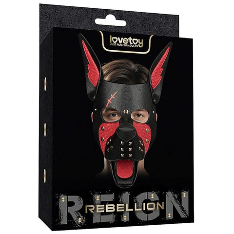 Scarred Alpha Pup Fetish Play Mask by Lovetoy
