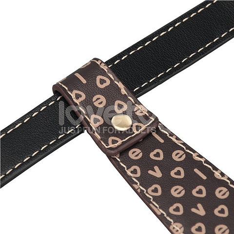 Bondage Tie Collar With Adjustable Strap by Lovetoy