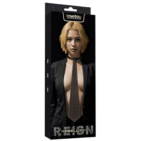 Bondage Tie Collar With Adjustable Strap by Lovetoy