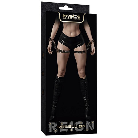 PU Leather BDSM Thigh Cuffs Set by Lovetoy