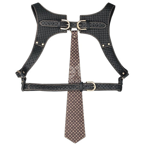 Faux Leather Full Body Bondage Harness by Lovetoy