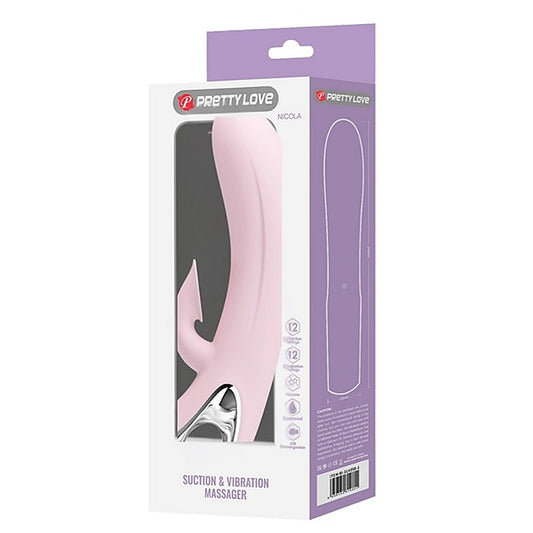 Nicola Rechargeable Silicone Rabbit Vibe by Baile