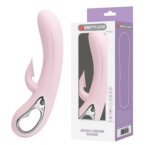 Nicola Rechargeable Silicone Rabbit Vibe by Baile