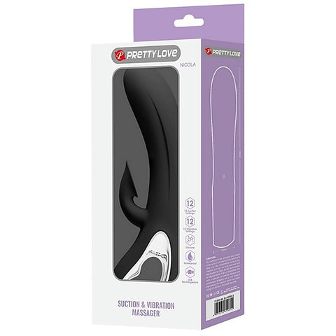 Nicola Rechargeable Silicone Rabbit Vibe by Baile