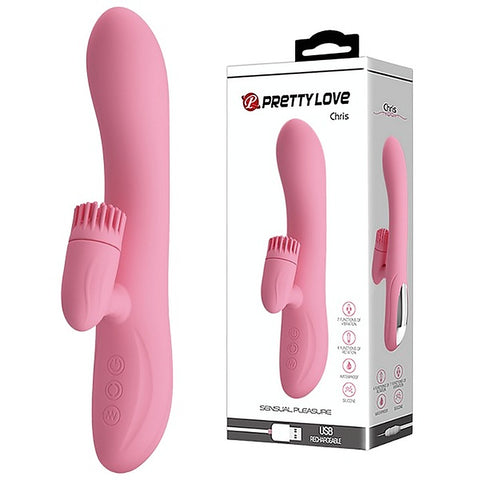 Chris Rotating Tongue Rabbit Vibrator by Baile