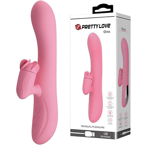 Gina 7 Functions Rotating Rabbit Massager by Baile