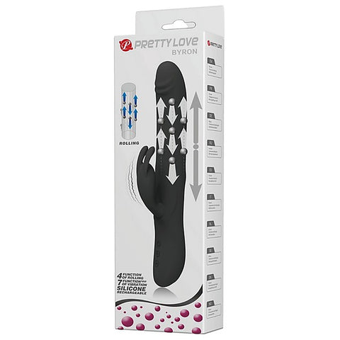 Byron Rechargeable Rolling Rabbit Vibrator by Baile
