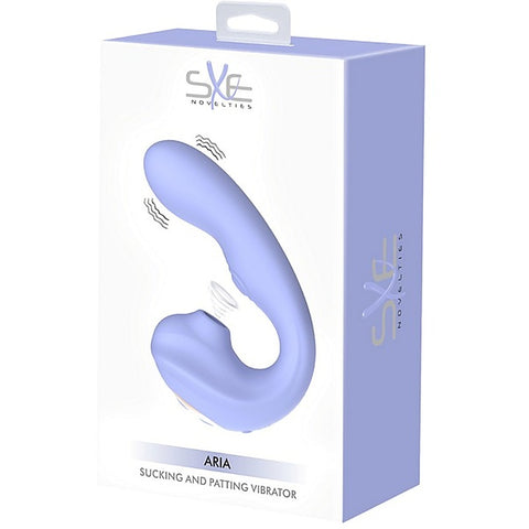 Aria Sucking and Patting Vibrator by SXE Novelties