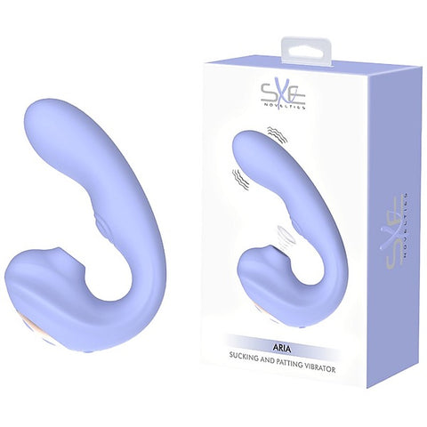 Aria Sucking and Patting Vibrator by SXE Novelties