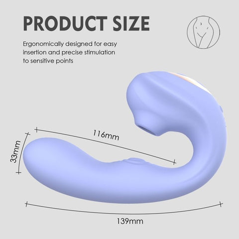 Aria Air Pulse C Shaped Vibrator by SXE Novelties