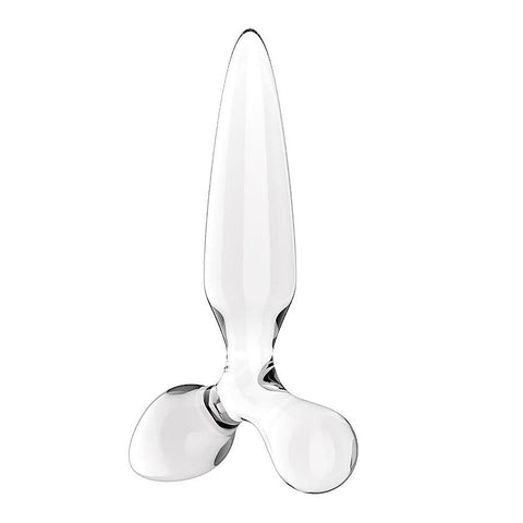 Triple Crystal 2 Glass 3-in-1 Anal Plug by Satisfyer