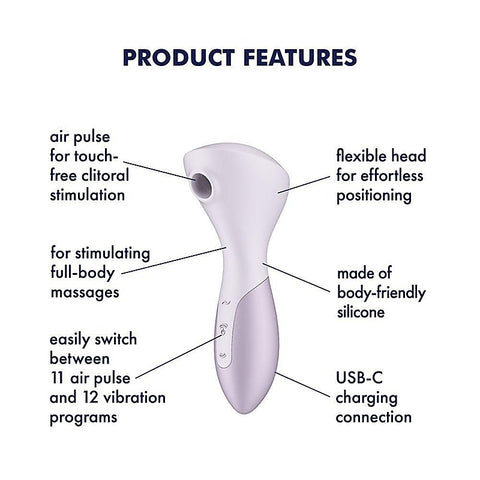 Wand-erful Rechargeable Air Pulse Wand Massager by Satisfyer