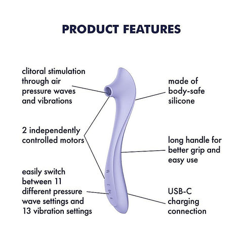 Easy Lover Air Pulse Clitoral Stimulator by Satisfyer