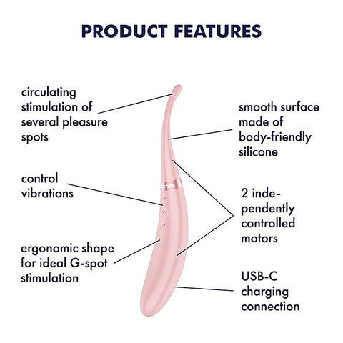 Tip Tease G Spot Vibrator by Satisfyer