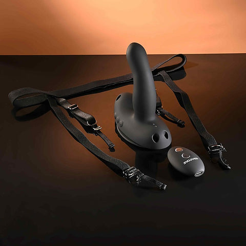 Come Closer Vibrating Strap-On with Remote by Evolved