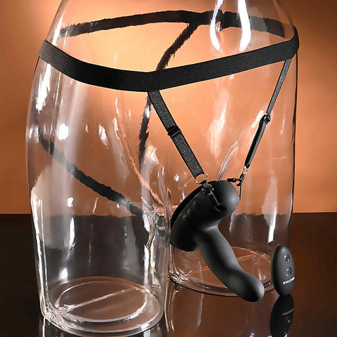 Come Closer Vibrating Strap-On with Remote by Evolved