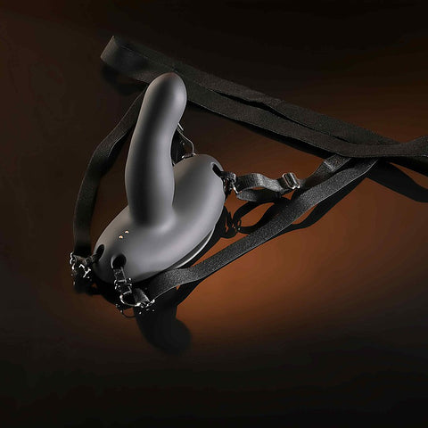 Come Closer Vibrating Strap-On with Remote by Evolved