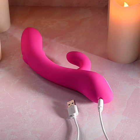 G-TAPPER USB Rechargeable Rabbit Vibrator by Evolved