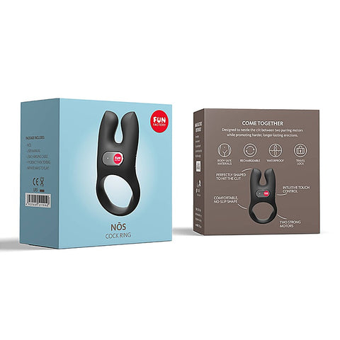 NOS Rechargeable Vibrating Silicone Cock Ring by Fun Factory