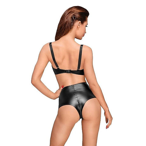 Decadence Powerwetlook High-Waisted Shorts by Noir Handmade