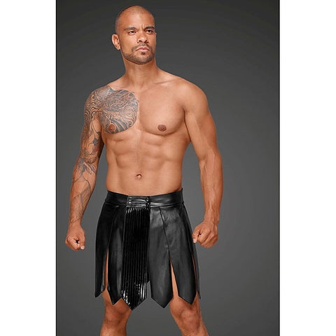 DECADENCE Eco Leather Men's Gladiator Skirt by Noir Handmade