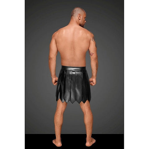 DECADENCE Eco Leather Men's Gladiator Skirt by Noir Handmade