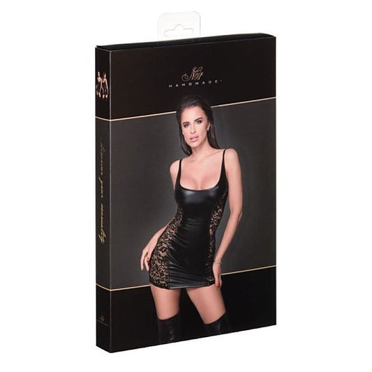 Power Wetlook Dress - Lace Inserts for Sexy, Playful Look