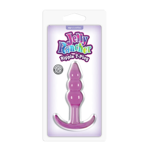 Jelly Rancher Ripple T Shape Butt Plug by NS Novelties