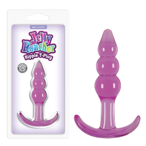 Jelly Rancher Ripple T Shape Butt Plug by NS Novelties