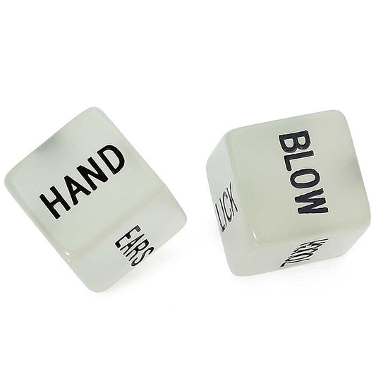 Glow In The Dark Foreplay Dice by Hua Novelties