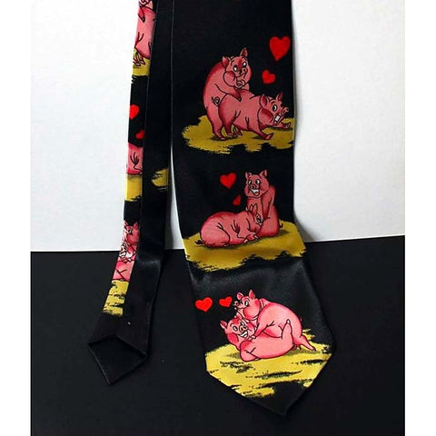 Naughty Pig Neck Tie by Hua Novelties