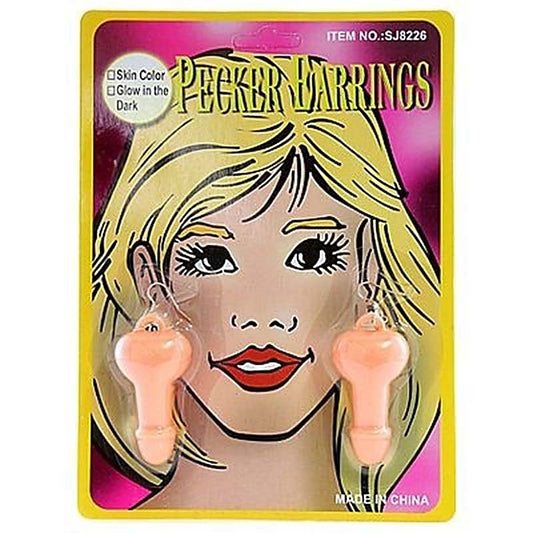 Pecker Earrings by Maxpassion