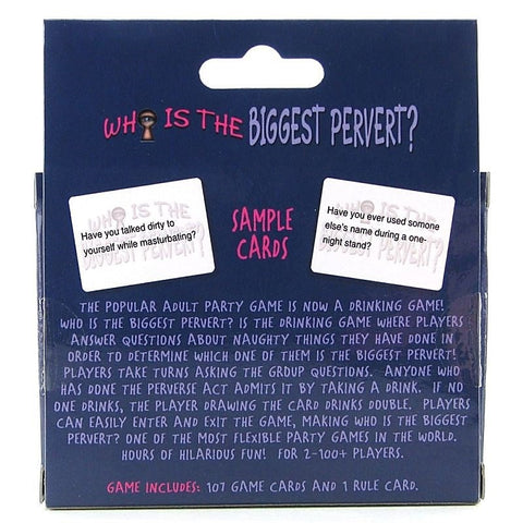 Who's the Biggest Pervert? Card Game by Kheper Games