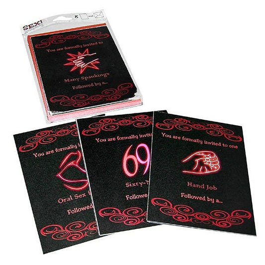 SEX! Invitations Adult Card Game by Kheper Games