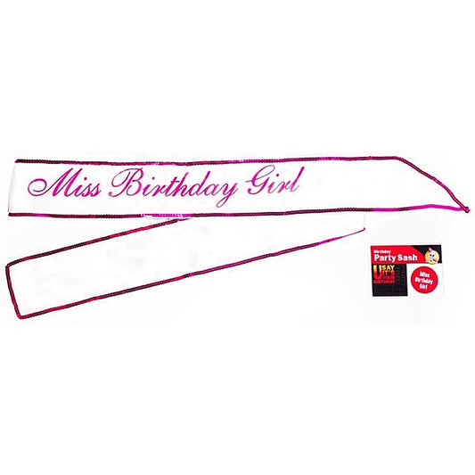 Miss Birthday Girl Sash by Little Genie