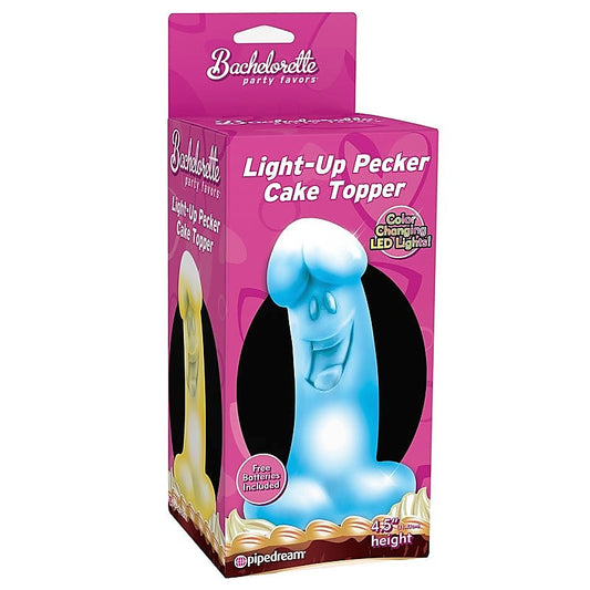 Light Up Pecker Cake Topper by Pipedream