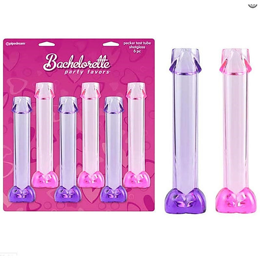 Bachelorette Party Pecker Test Tube Shotglasses by Pipedream