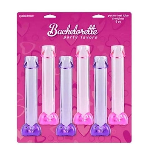 Bachelorette Party Pecker Test Tube Shotglasses by Pipedream