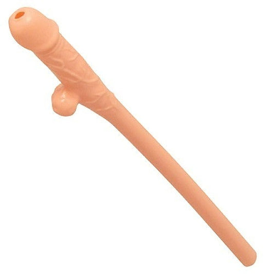 Jumbo Pecker Penis Shape Sipping Straw by Pipedream