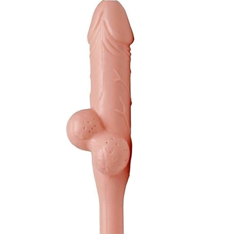 Jumbo Pecker Penis Shape Sipping Straw by Pipedream