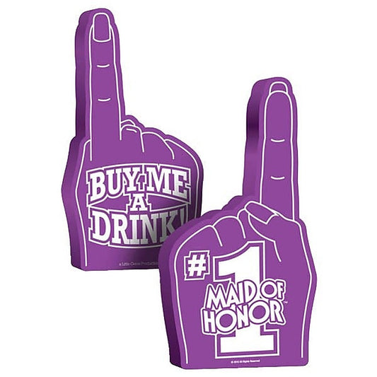 #1 Maid of Honor Foam Hand