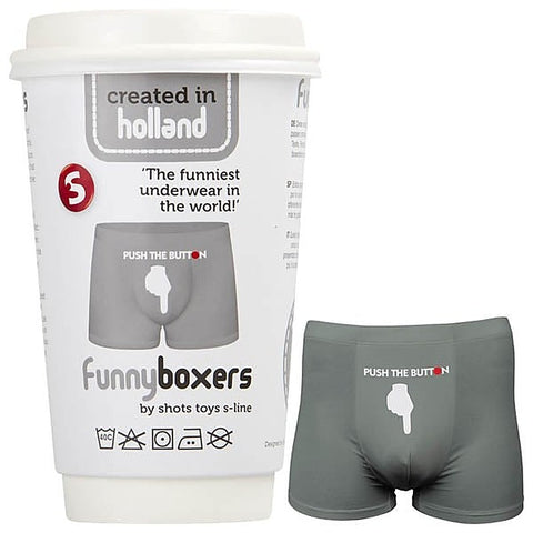 S-Line Funny Boxers Push The Button by Shots Toys