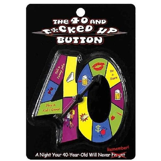 The 'F*cked Up' 40th Birthday Celebration Button