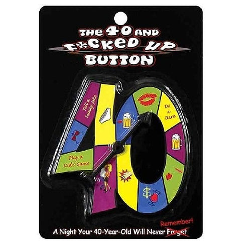 The 'F*cked Up' 40th Birthday Celebration Button