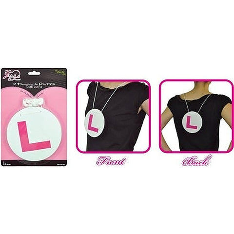 Girls Night out 2 Hanging L Plates with Cord